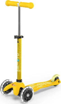 Mini Deluxe LED Yellow Scooter