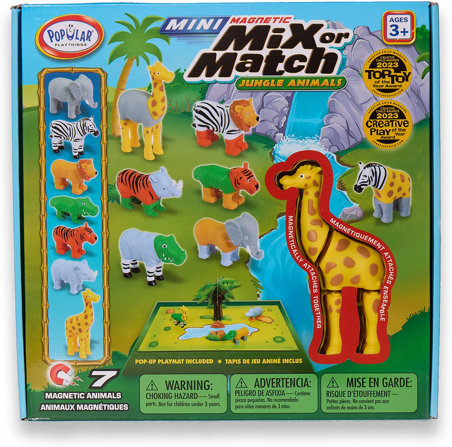 Mini Magnetic Mix or Match Animals Jungle - Image 2
