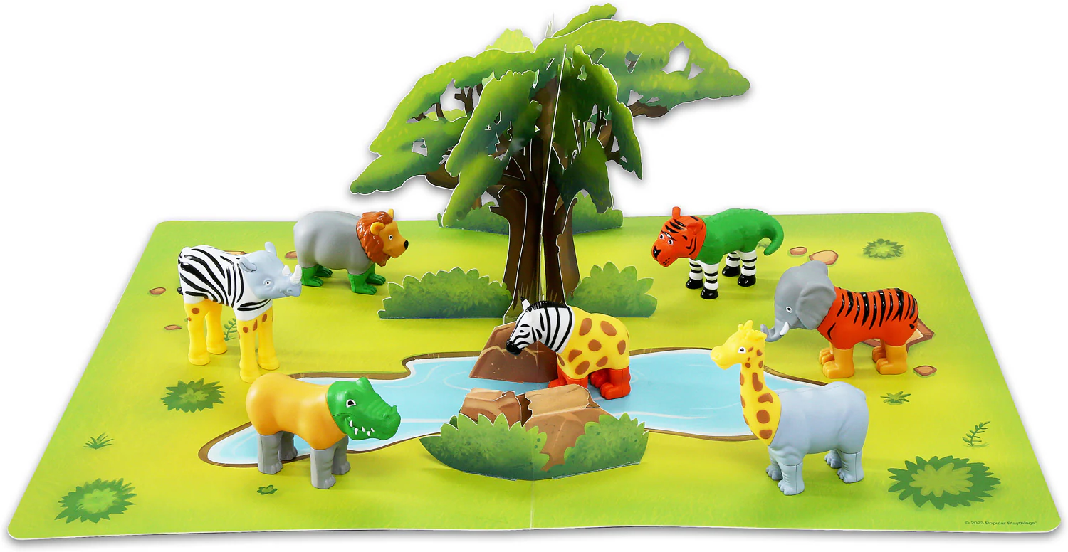Mini Magnetic Mix or Match Animals Jungle - Image 3