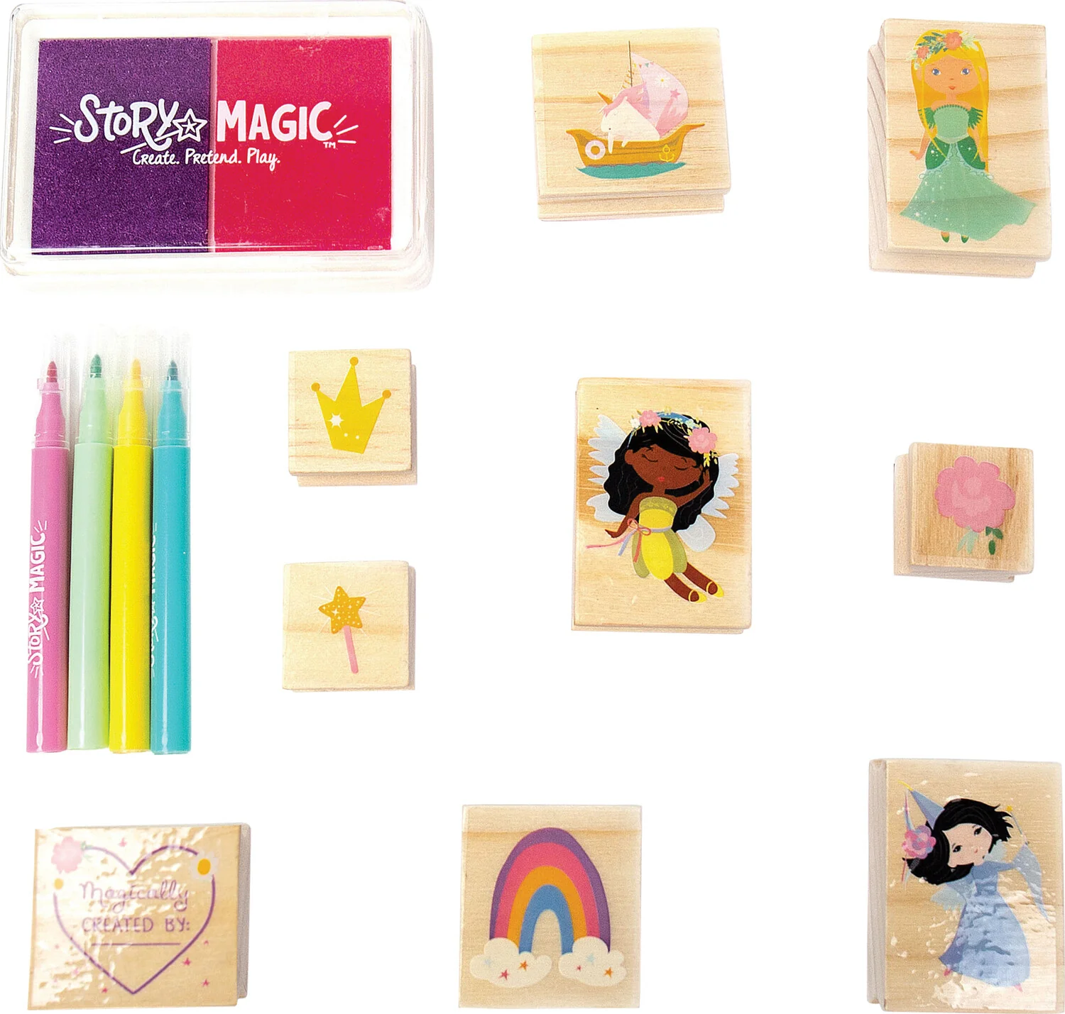 Mini Wooden Stamp Set - Image 2