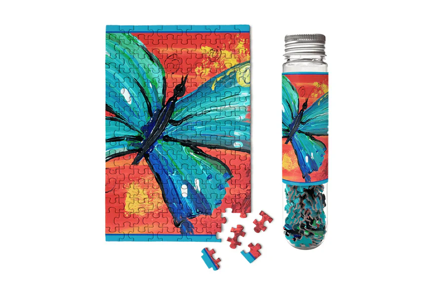 150 pc Yellow Butterfly Micro Puzzle