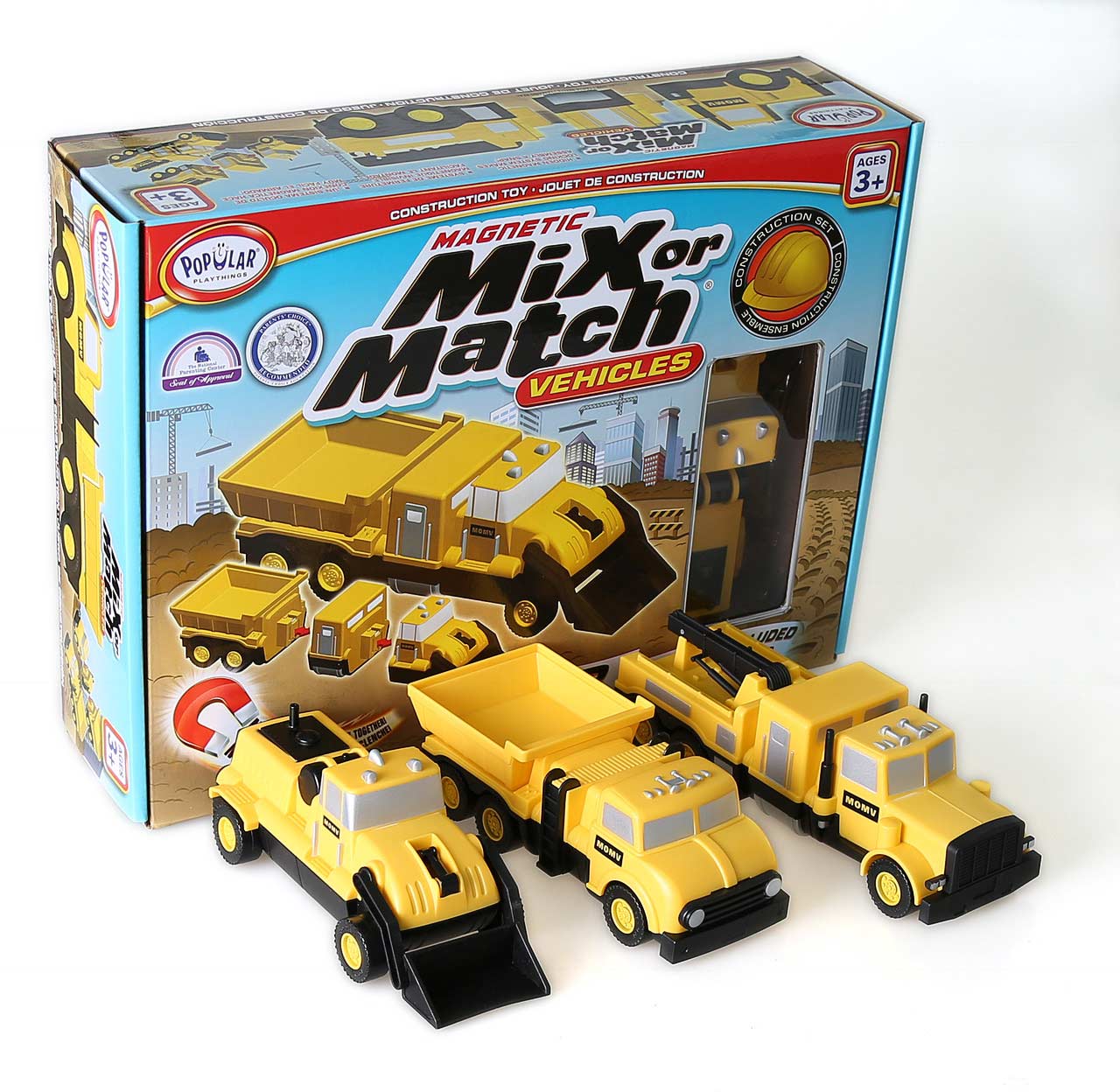 Magnetic Mix or Match Vehicles Construction