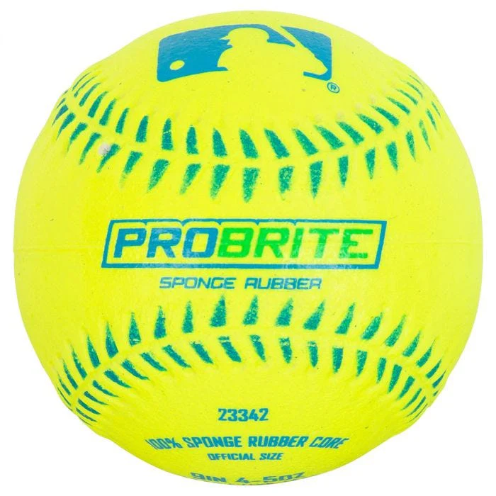 MLB ProBrite Rubber Tee Ball - Image 2