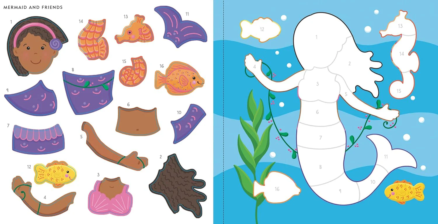 My First Color-by-Sticker Mermaid and More - Image 3