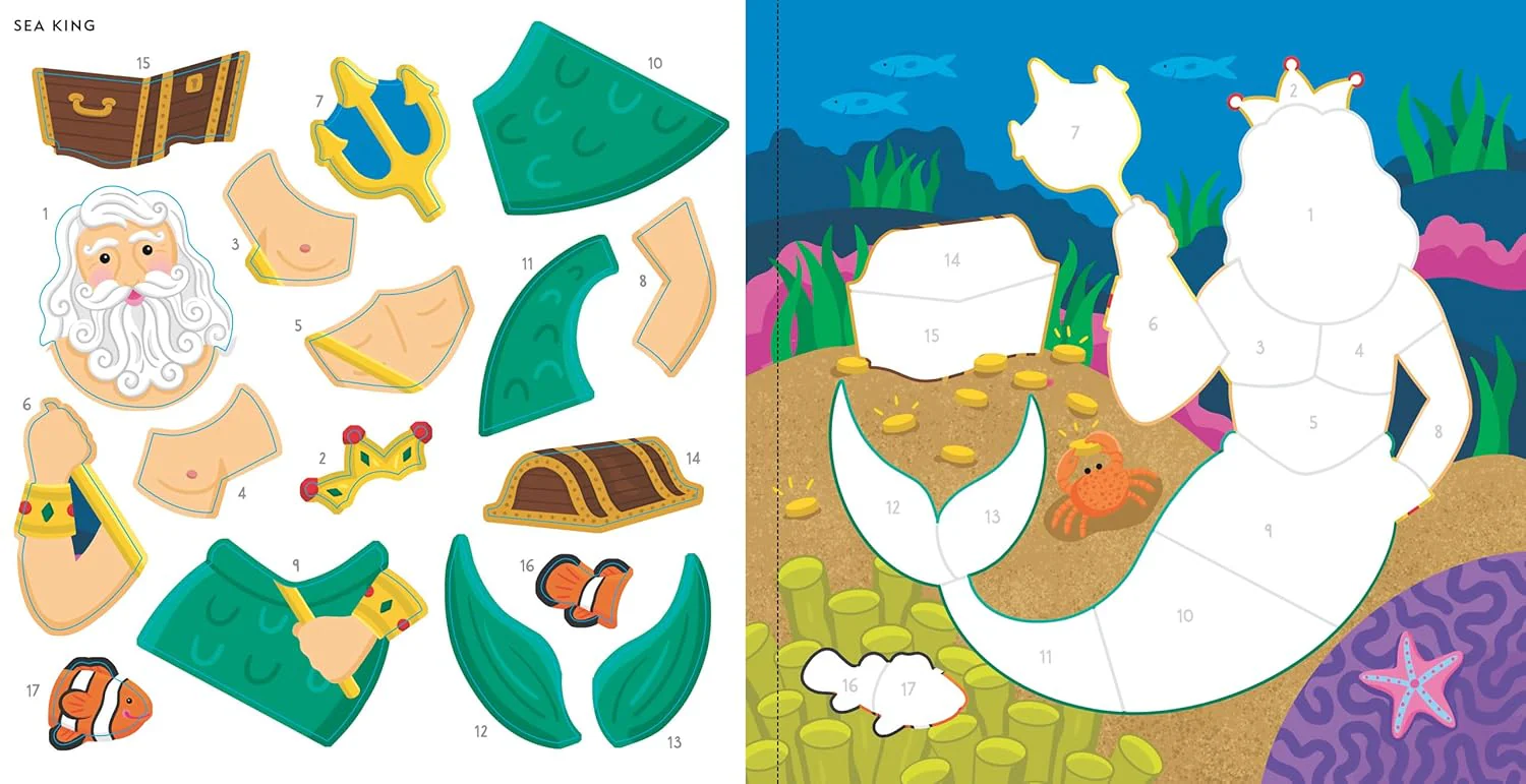 My First Color-by-Sticker Mermaid and More - Image 5