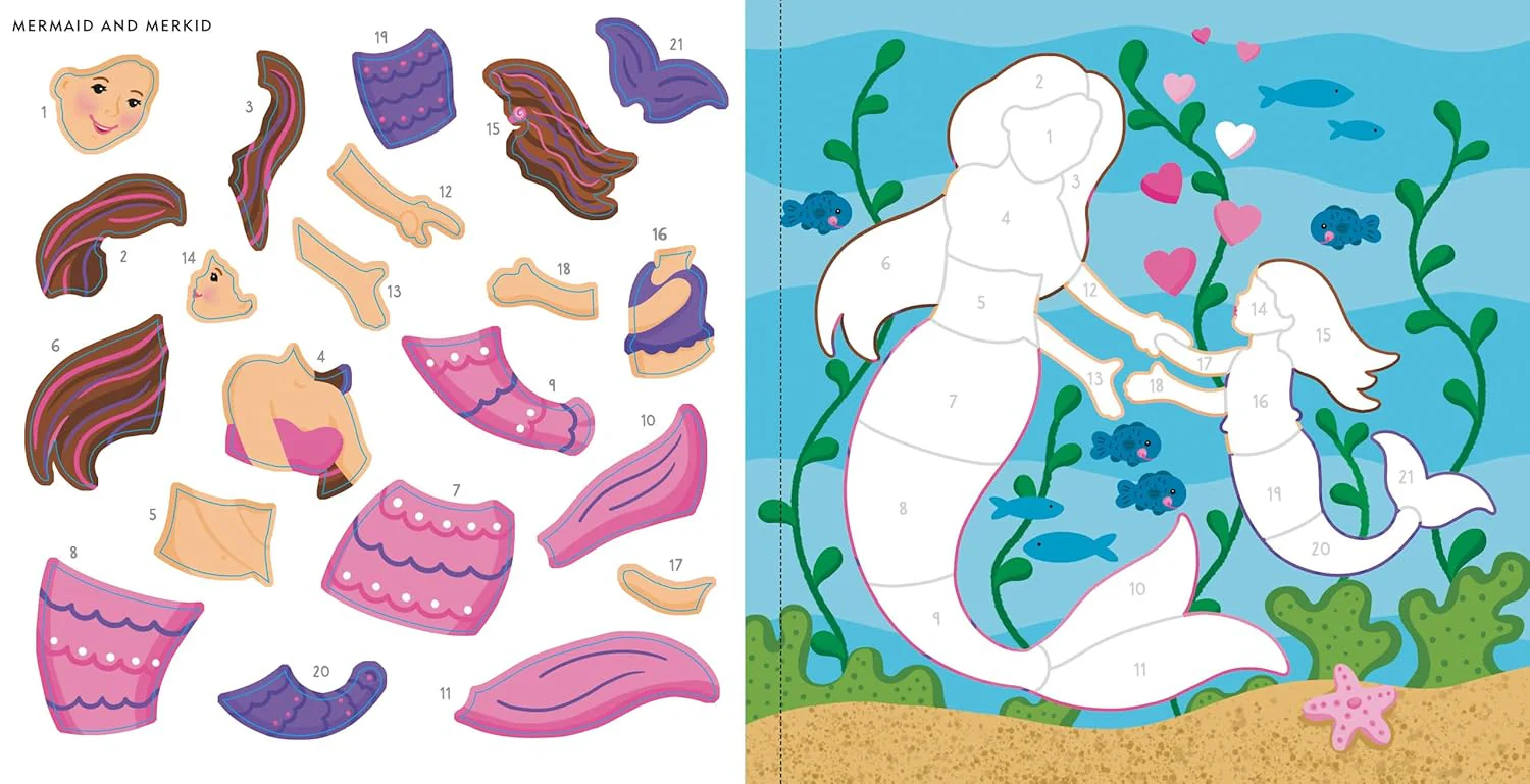My First Color-by-Sticker Mermaid and More - Image 6