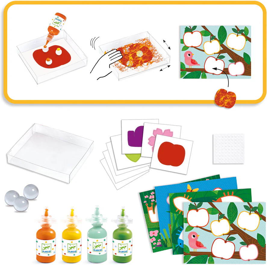 Nature Painting with Marbles - Image 4