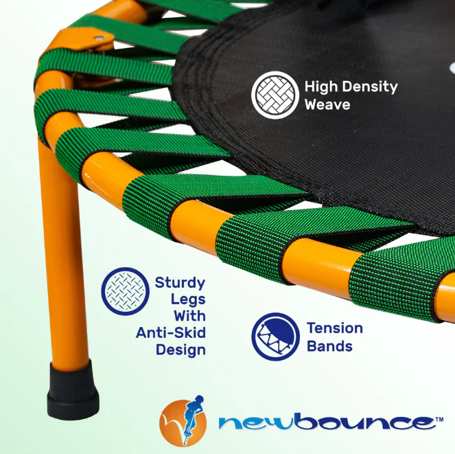 36" Folding Mini Trampoline - Image 2