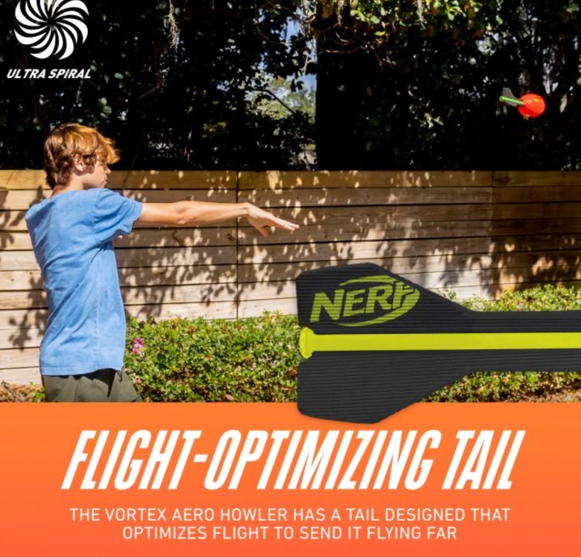 NERF Vortex Aero Howler Red - Image 3