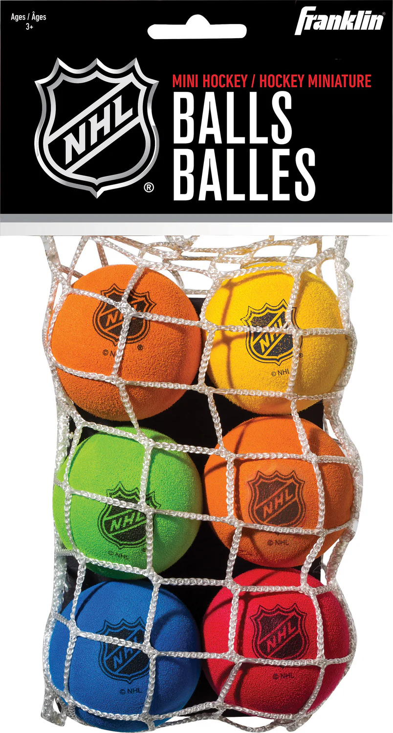 NHL Mini Hockey Replace Balls (Assorted Colors)