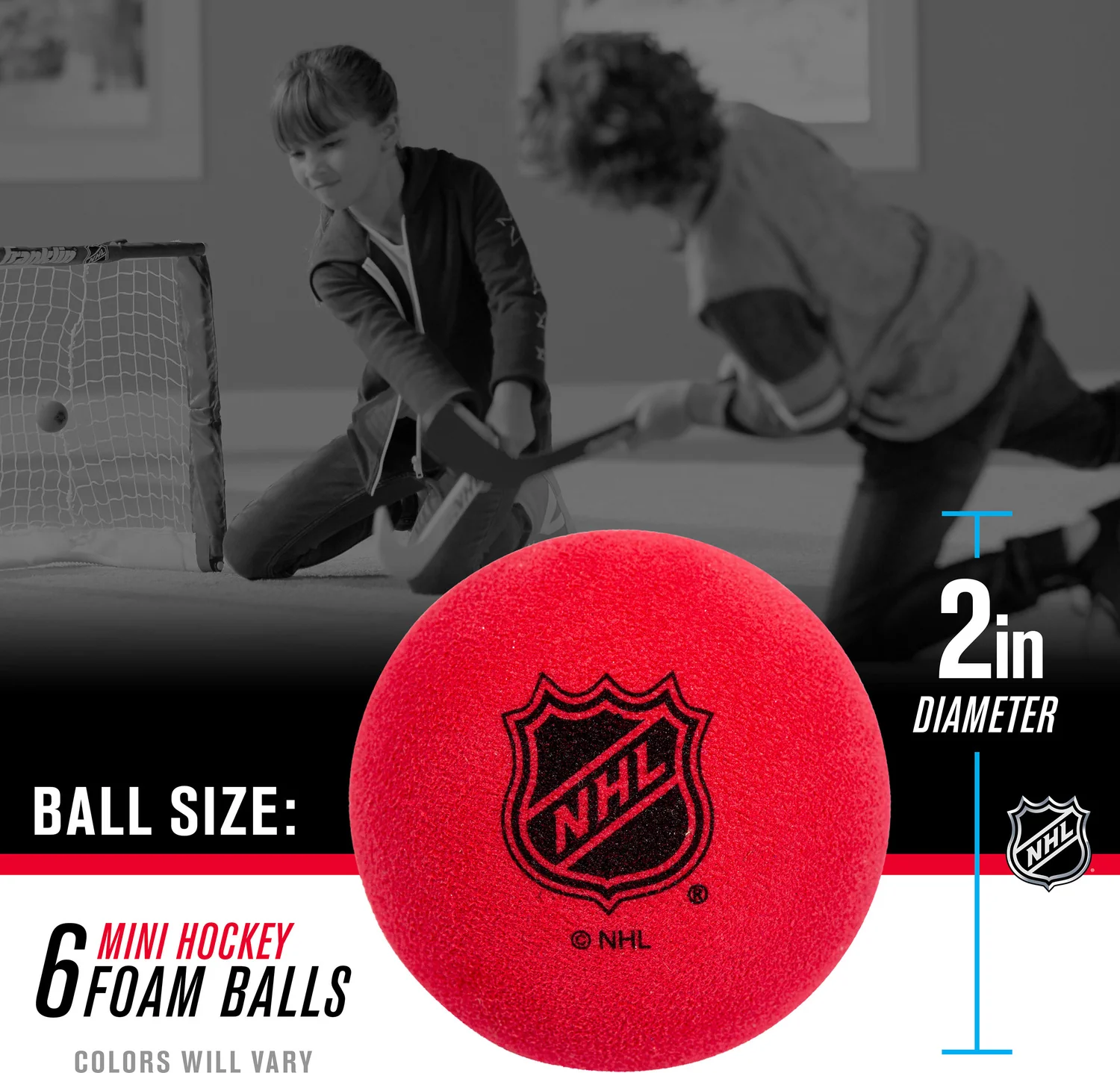 NHL Mini Hockey Replace Balls (Assorted Colors) - Image 4