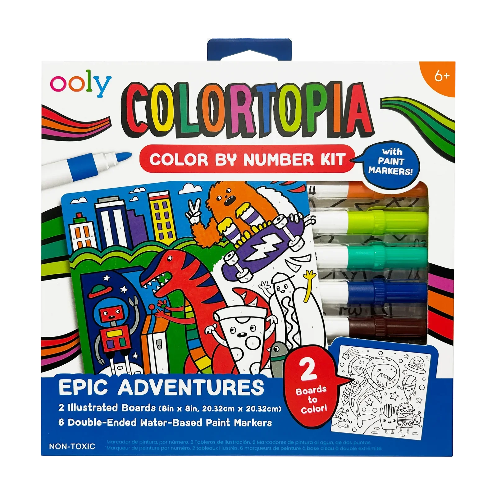 Colortopia Color By Number Epic Adventures
