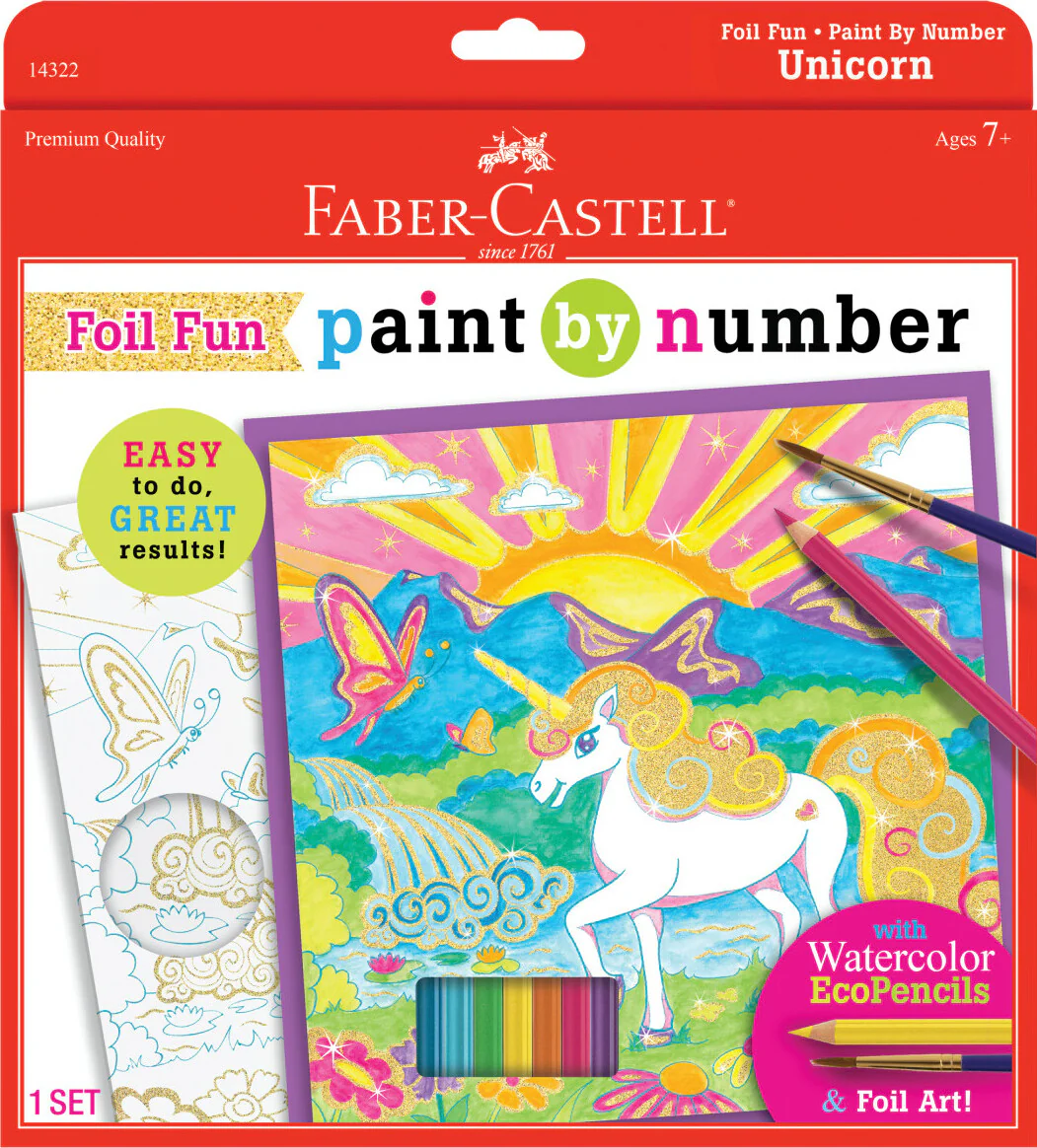 Paint By Number Unicorn Foil Fun - Image 3