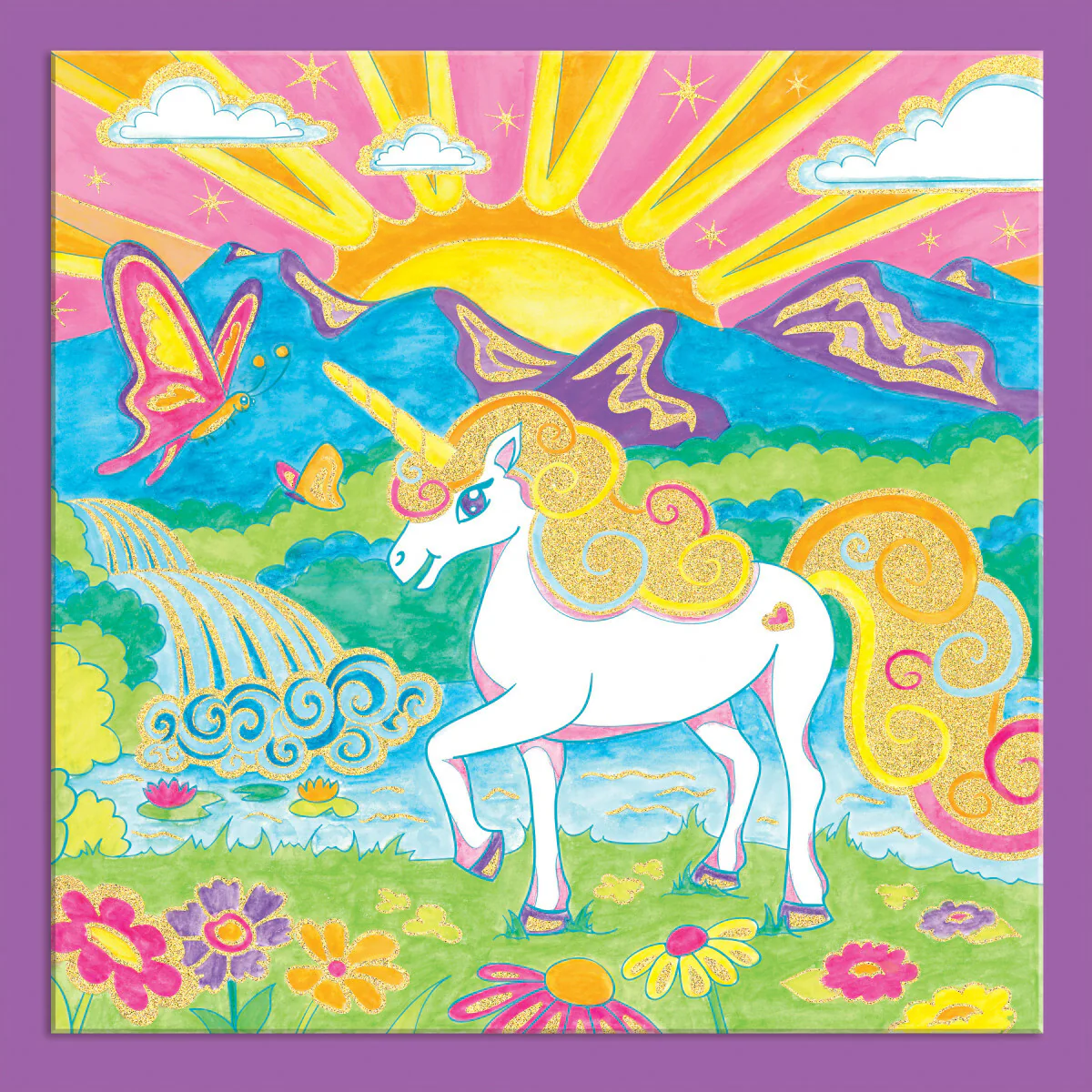Paint By Number Unicorn Foil Fun - Image 5