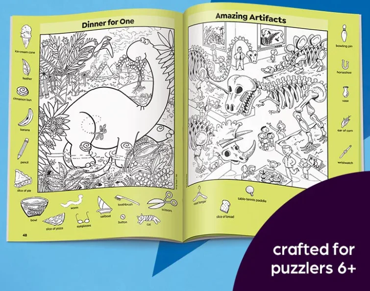 Highlights Hidden Pictures Dinosaur Puzzles - Image 4