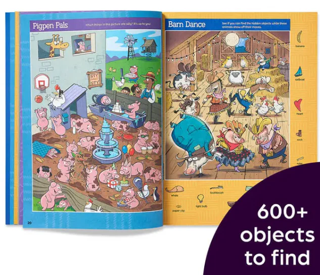 Highlights Hidden Pictures Farm Puzzles Deluxe - Image 4