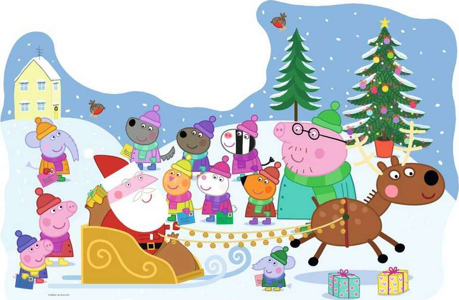 32 pc Peppa Pig Christmas Floor Puzzle - Image 5