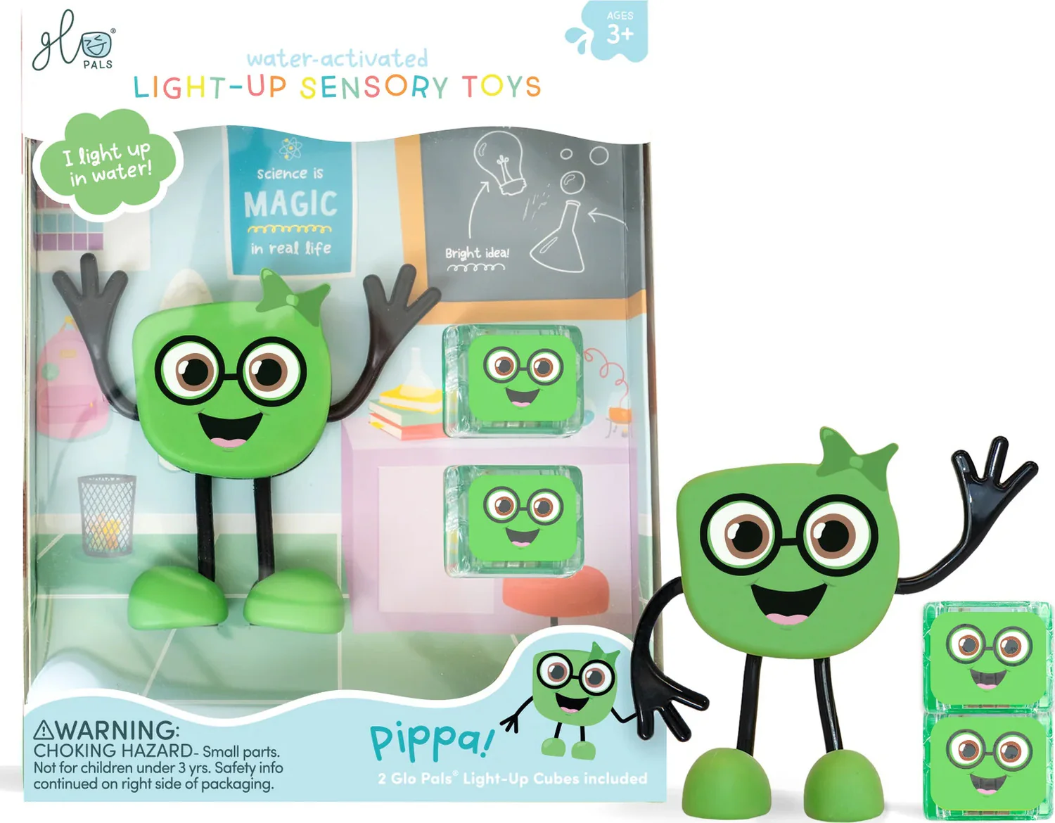 Glo Pals Pippa Character Green - Image 4