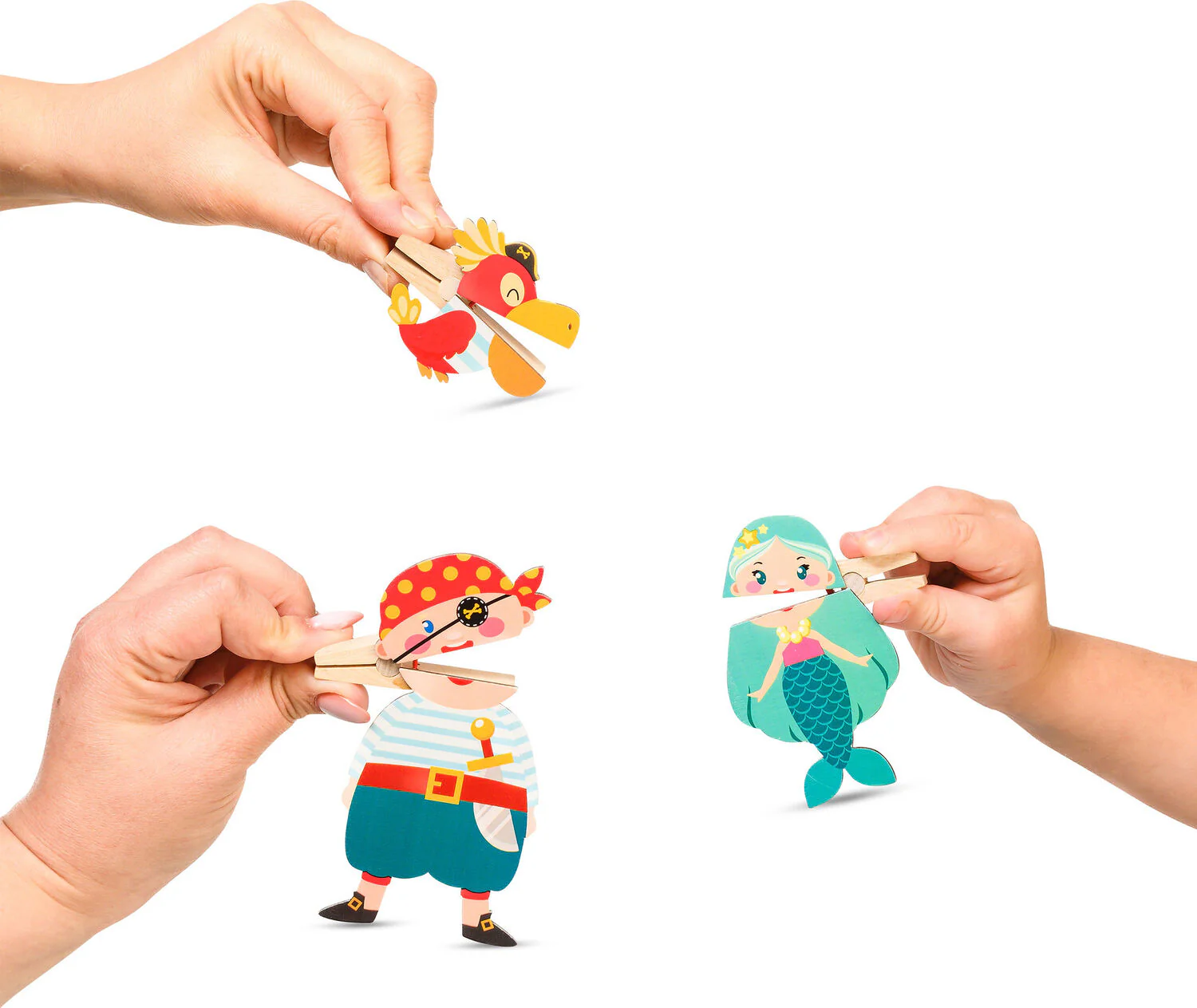 Pirate Clothespin Puppets - Image 3