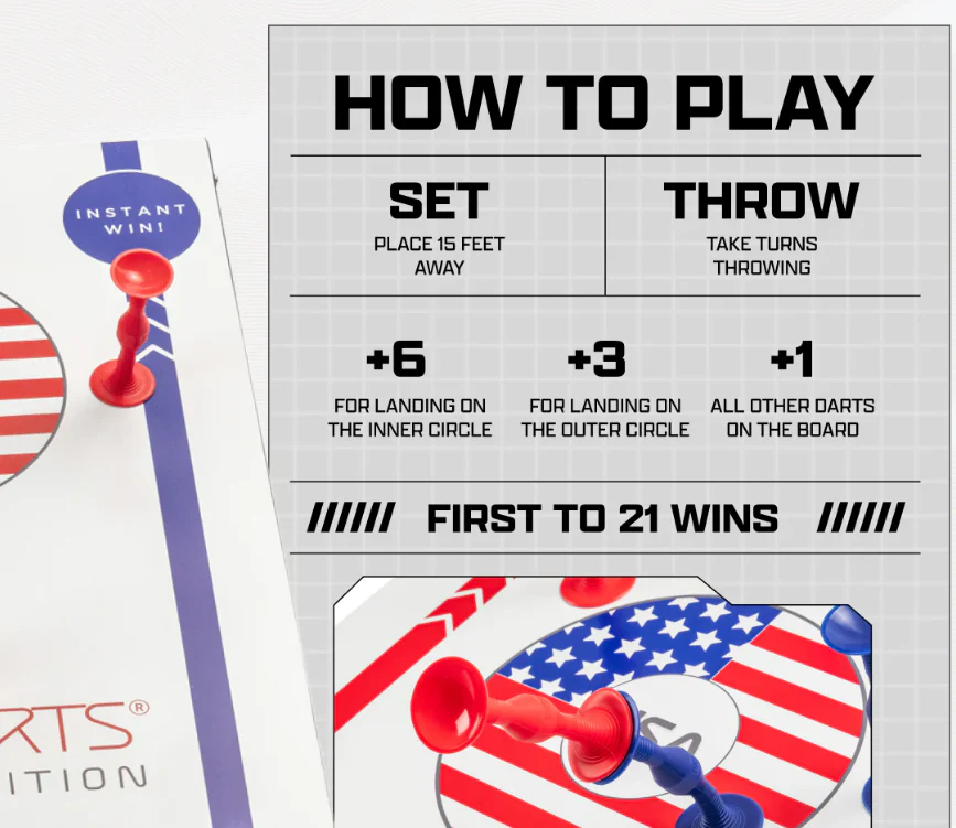 USA Board Complete Set Popdarts - Image 3