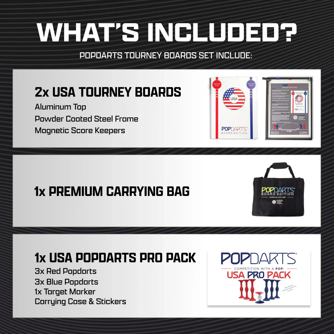 USA Board Complete Set Popdarts - Image 4