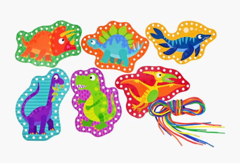 Dinosaurs Lacing Cards - Image 2