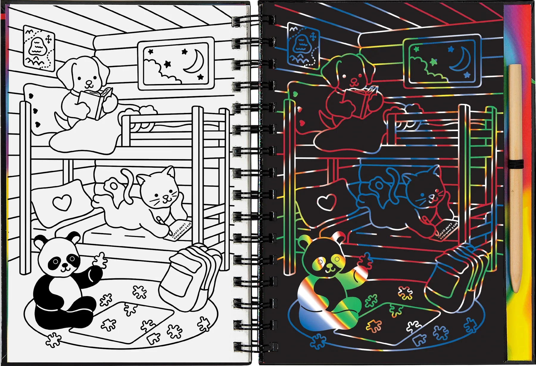 Scratch & Sketch Cozy Animals - Image 2