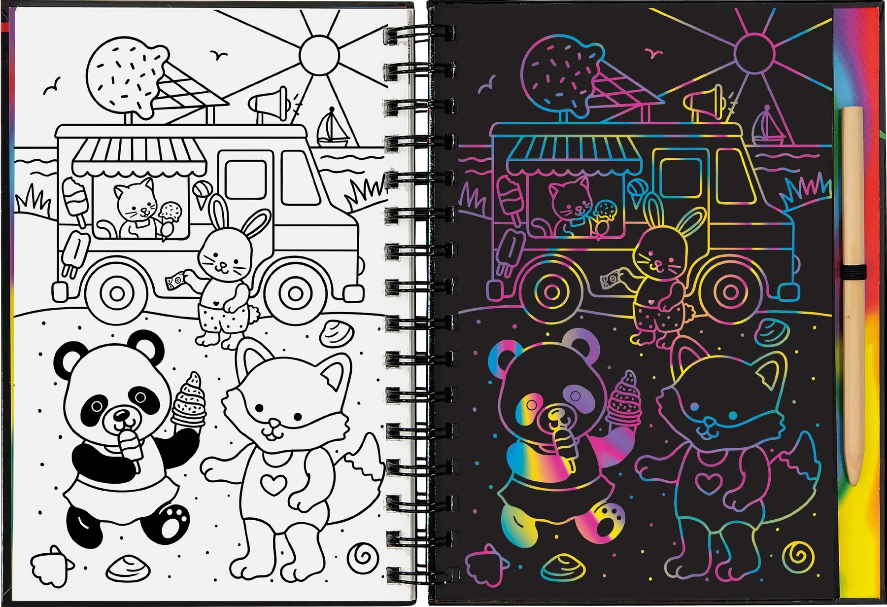 Scratch & Sketch Cozy Animals - Image 4