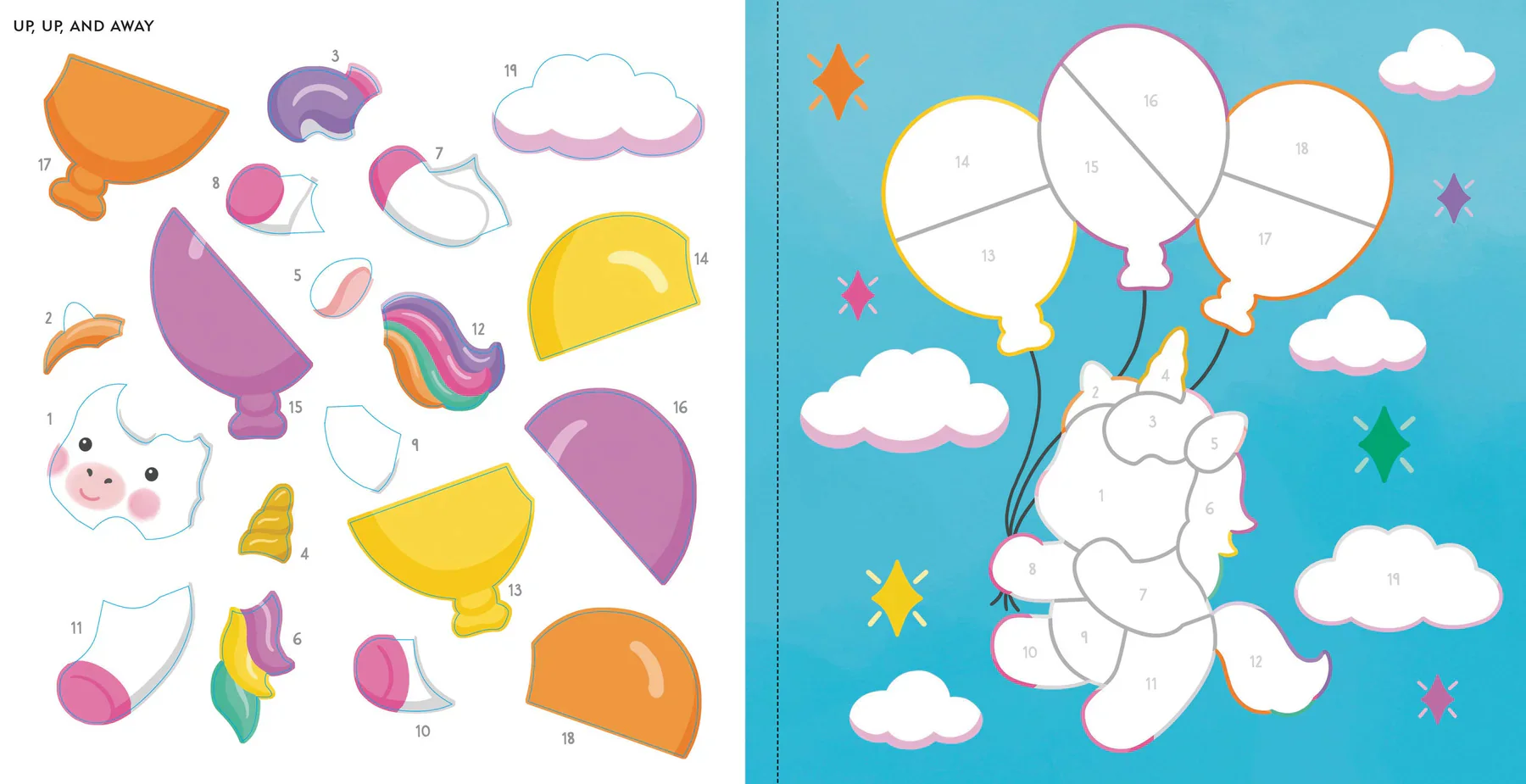 My First Color-By-Sticker Baby Unicorn Sparkles - Image 4