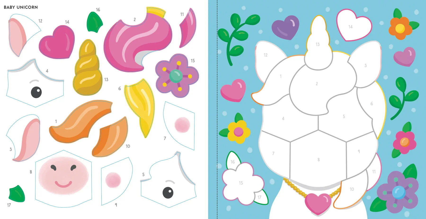 My First Color-By-Sticker Baby Unicorn Sparkles - Image 6
