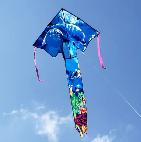 Dolphin - Large Easy Flyer Kite - Image 3