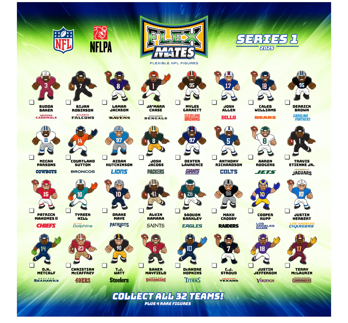 NFL FlexMates 2025 (sold individually) - Image 3