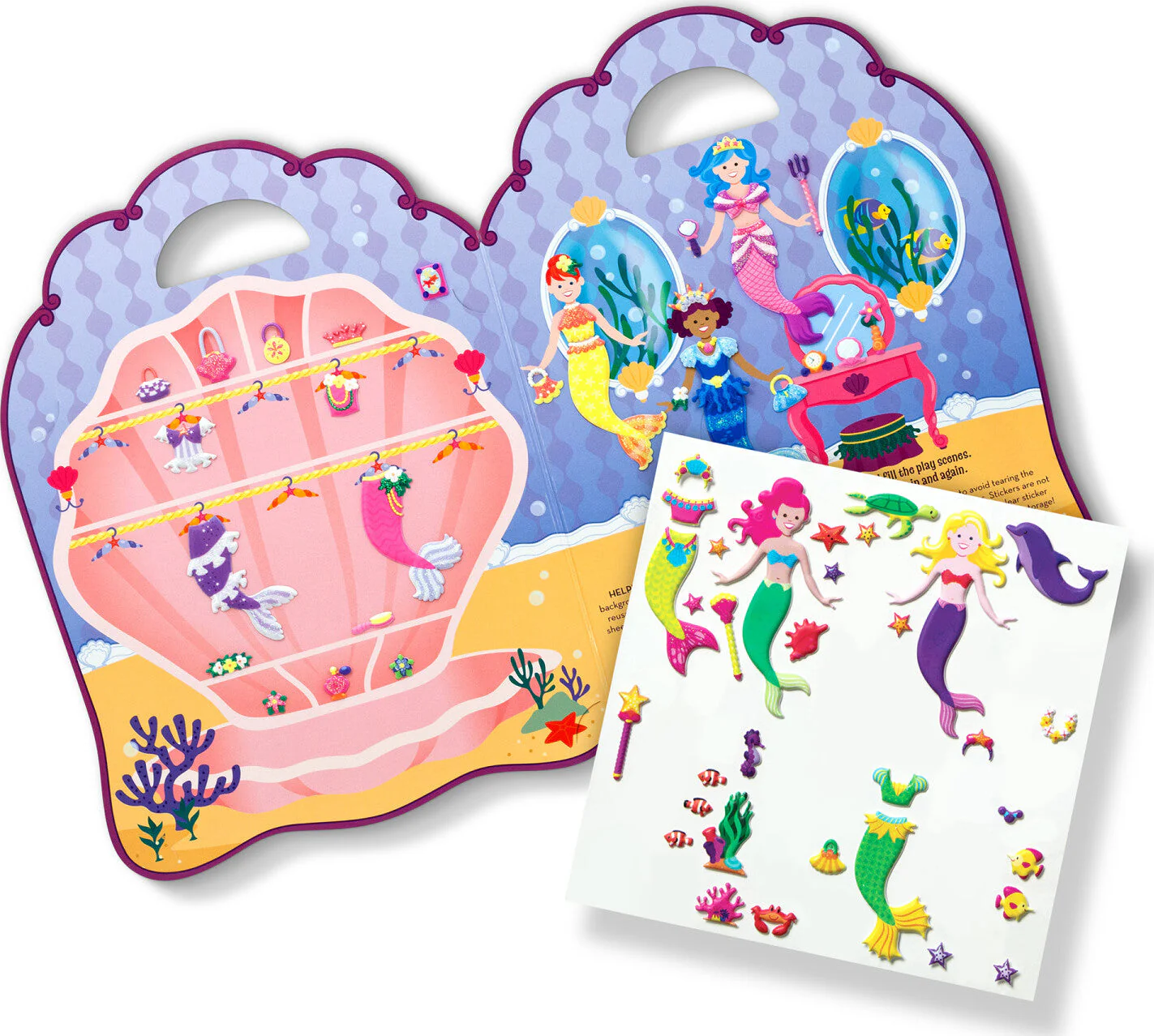 Puffy Sticker Play Set - Mermaid - Image 3