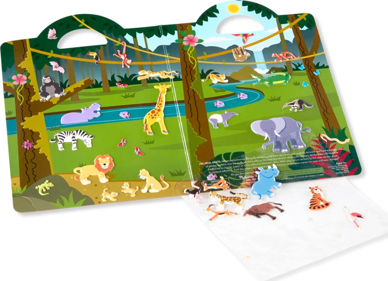 Puffy Sticker Play Set - Safari - Image 3
