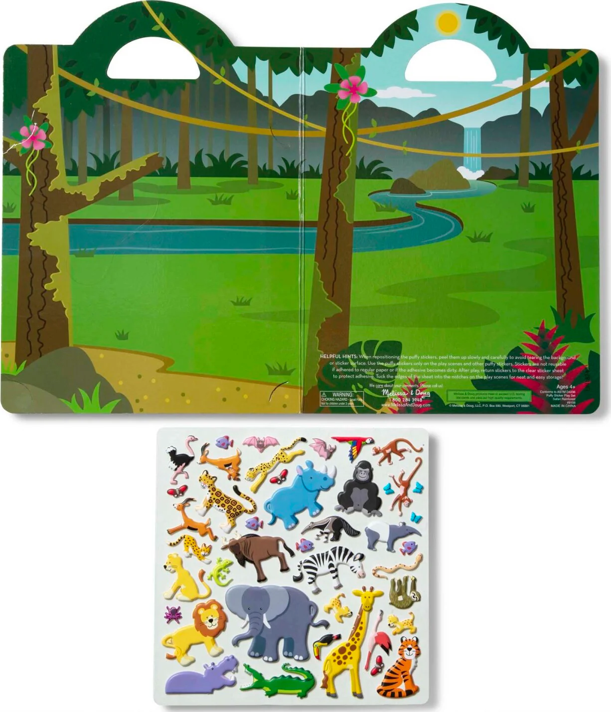 Puffy Sticker Play Set - Safari - Image 4