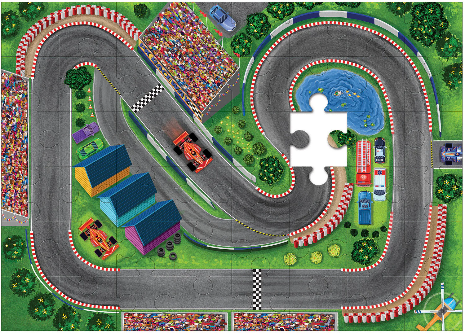 Race Day Puzzle and Play - Image 2