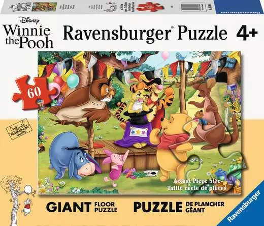 60 pc Magic Show Pooh Puzzle