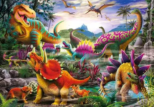 35 pc T Rex Terror Puzzle - Image 2