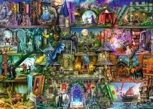 1000 pc Myths And Legends Puzzle - Image 2