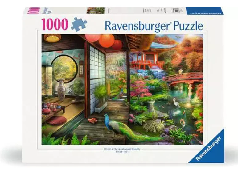 1000 pc Japanese Garden Teahouse Puzzle