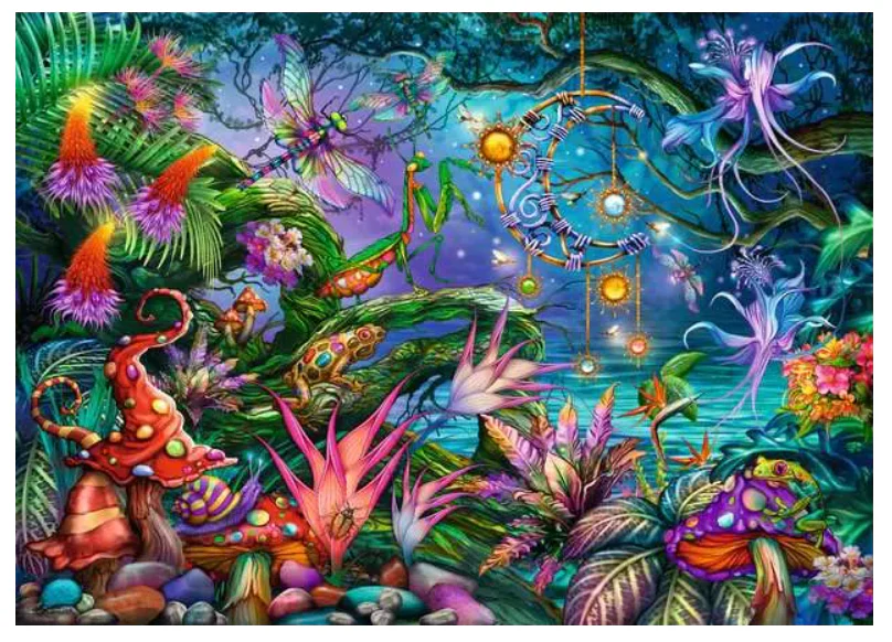 1000 pc Rainbow Reverie Puzzle - Image 2