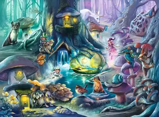 150 pc Magical Forest Puzzle - Image 2
