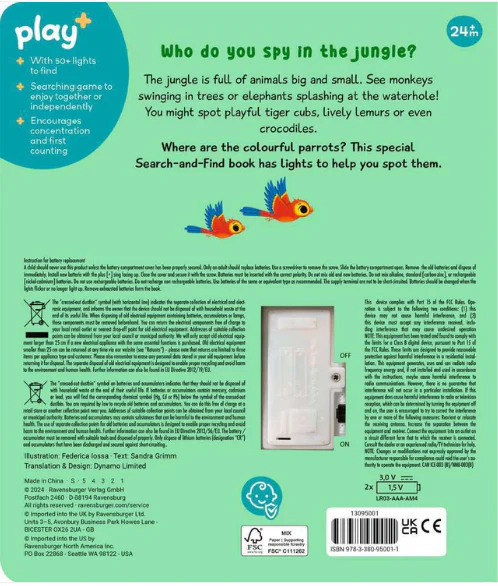 Play+ In The Jungle Search And Shine Book - Image 2