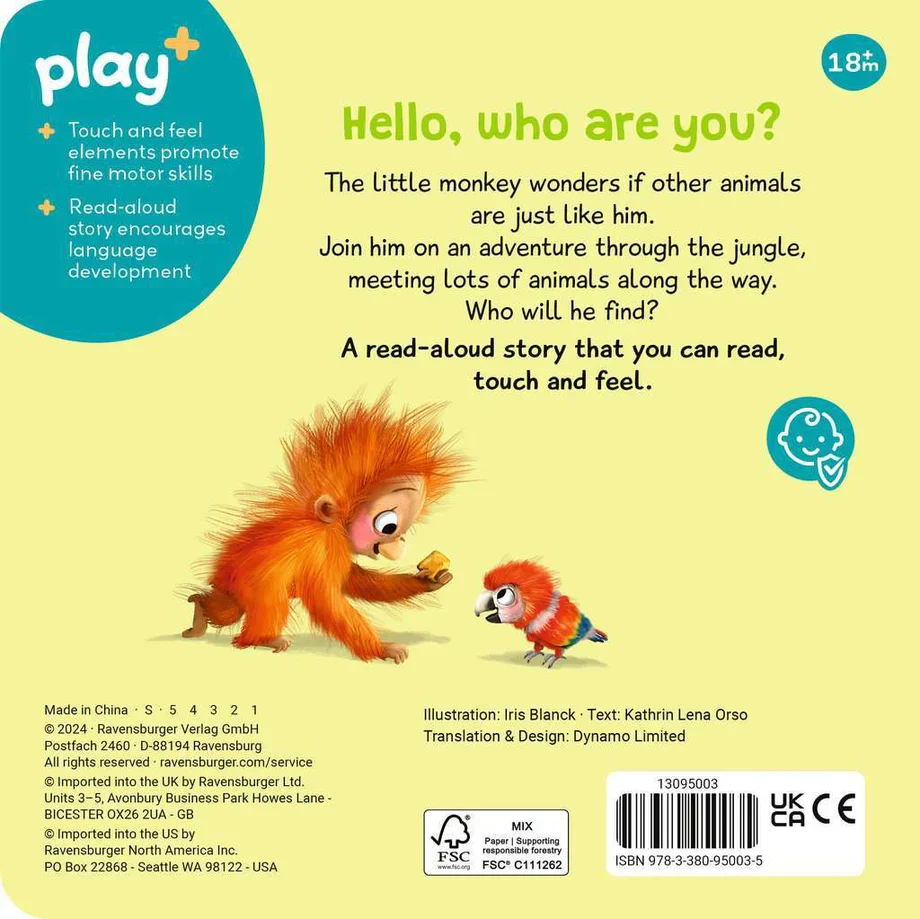 Play+ Are You A Monkey Like Me Book - Image 2