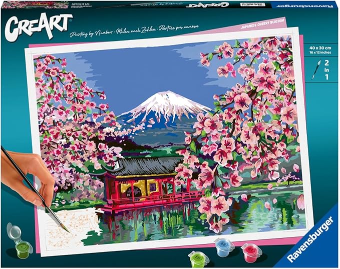 CreArt Painting by Numbers Japanese Spring