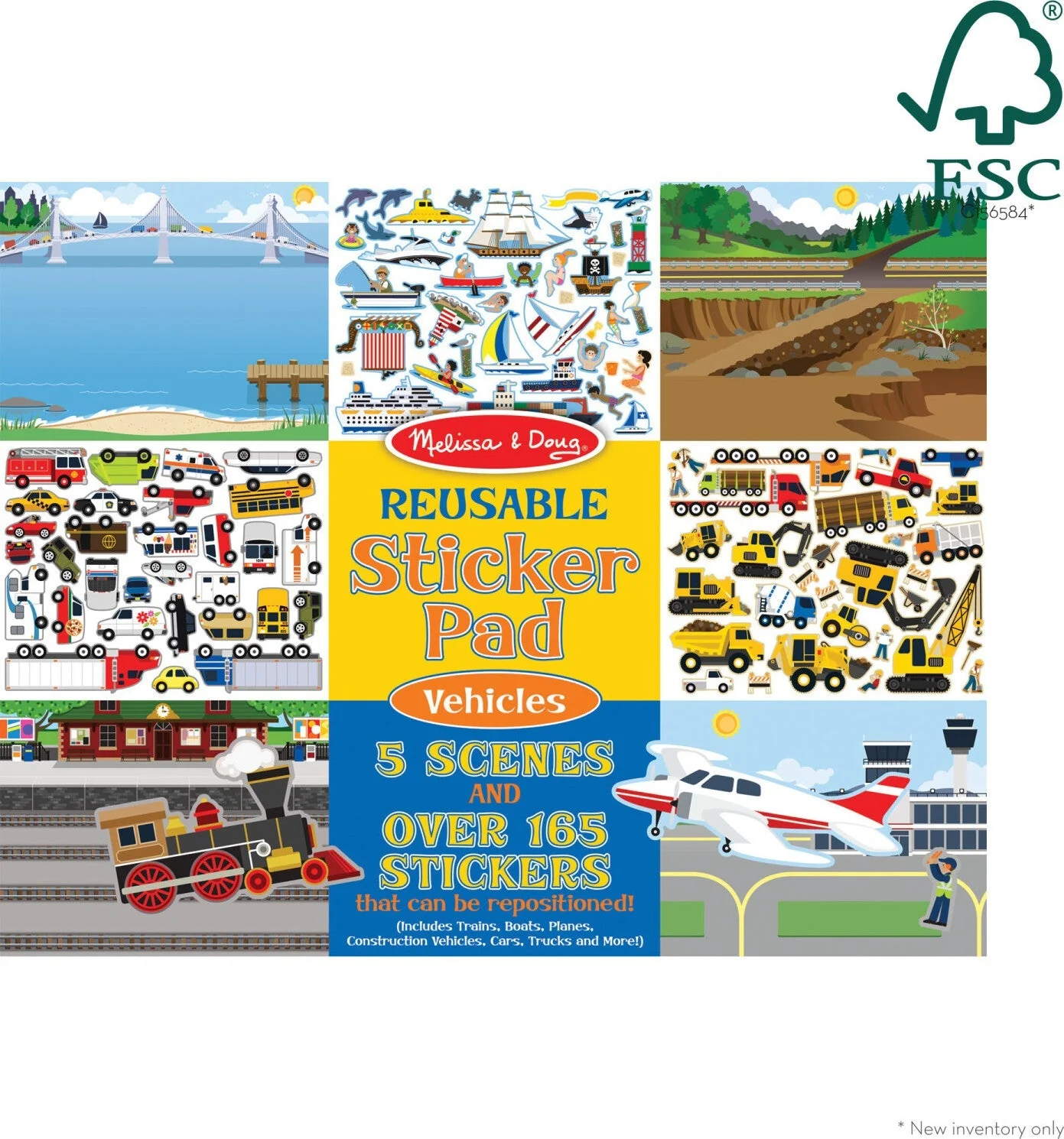 Reusable Sticker Pad - Vehicles - Image 2