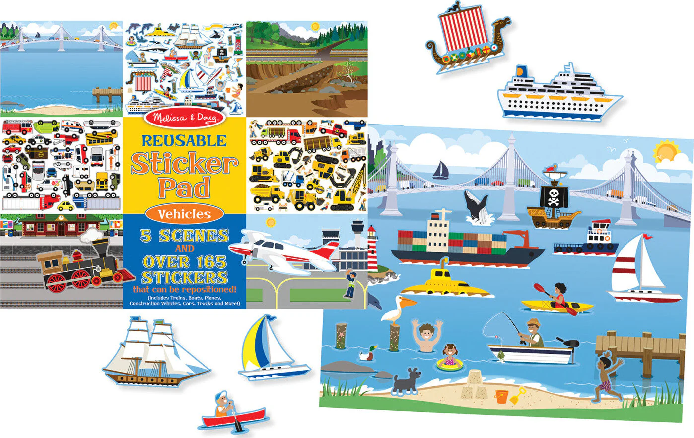 Reusable Sticker Pad - Vehicles - Image 5