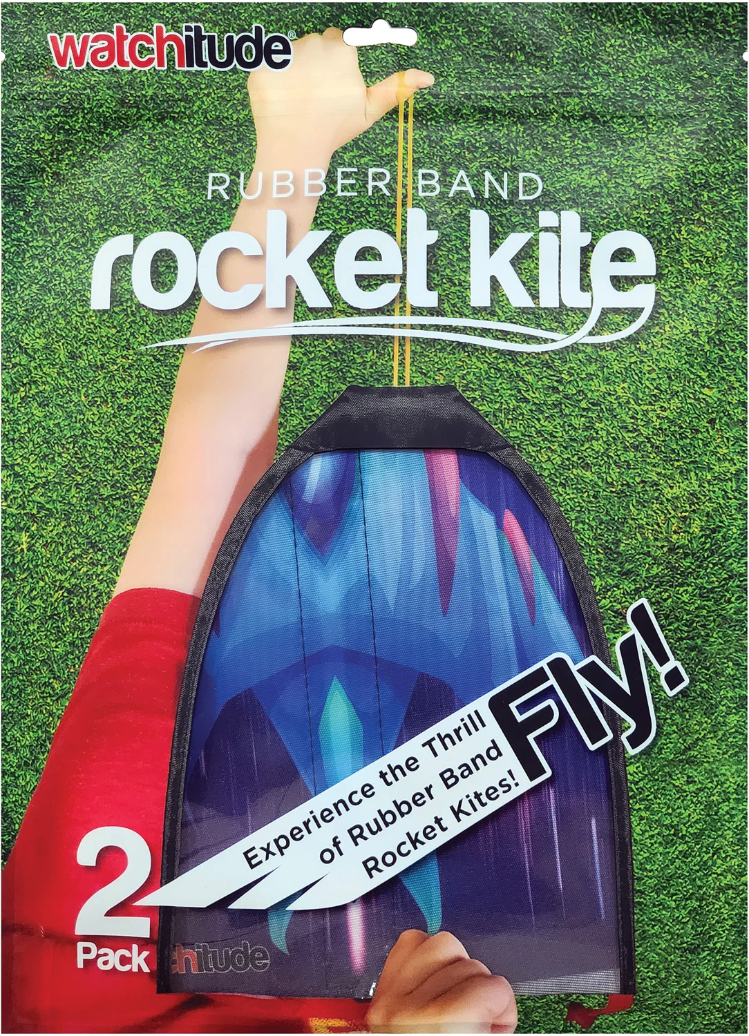 Rubber Band Rocket Kite - 2 pk - Image 4