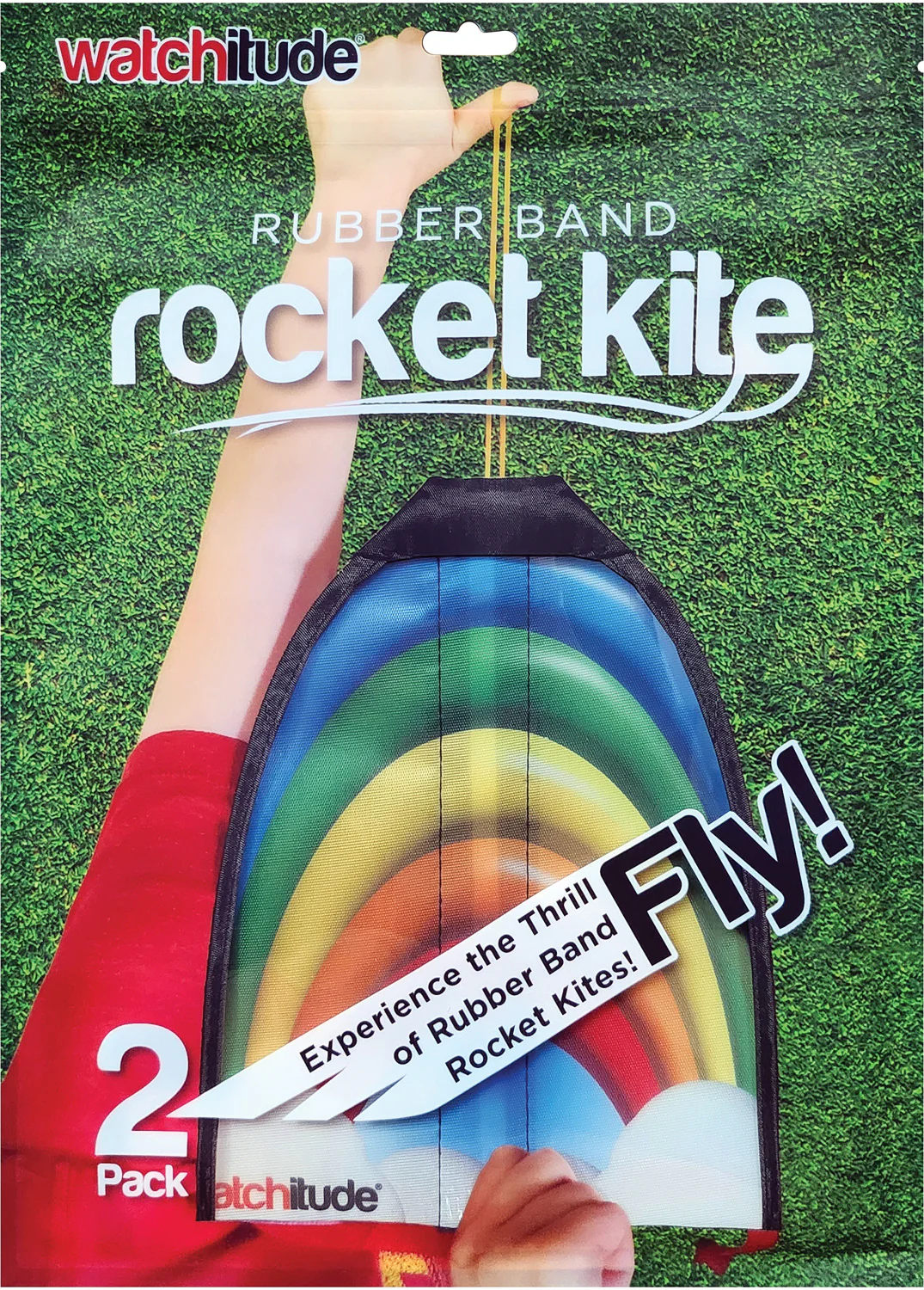 Rubber Band Rocket Kite - 2 pk - Image 6