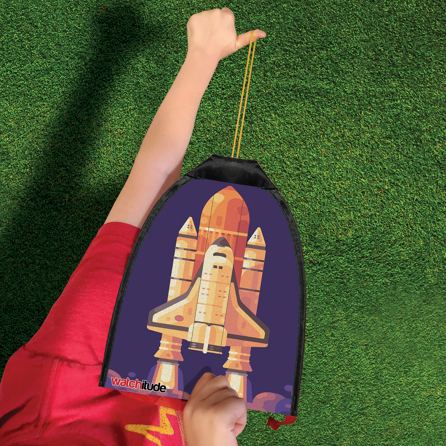 Rubber Band Rocket Kite - 2 pk - Image 7
